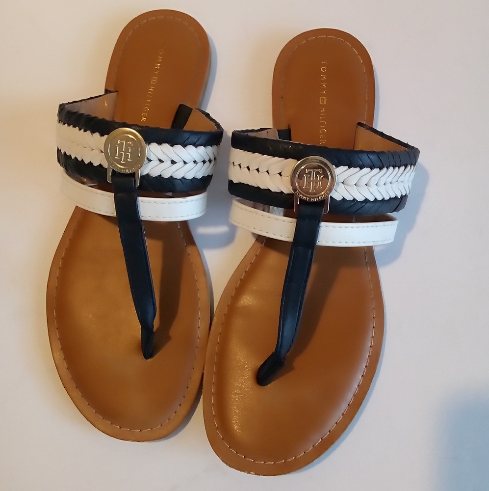 Tommy Hilfiger nautical style sandals, great condition size 9m